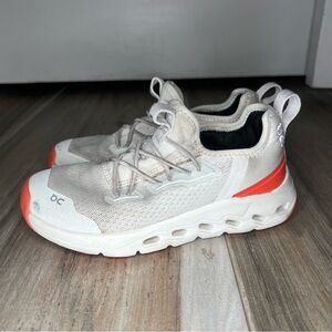 On Kids Cloudleap Sneakers Running Shoes White Orange Youth Size K11